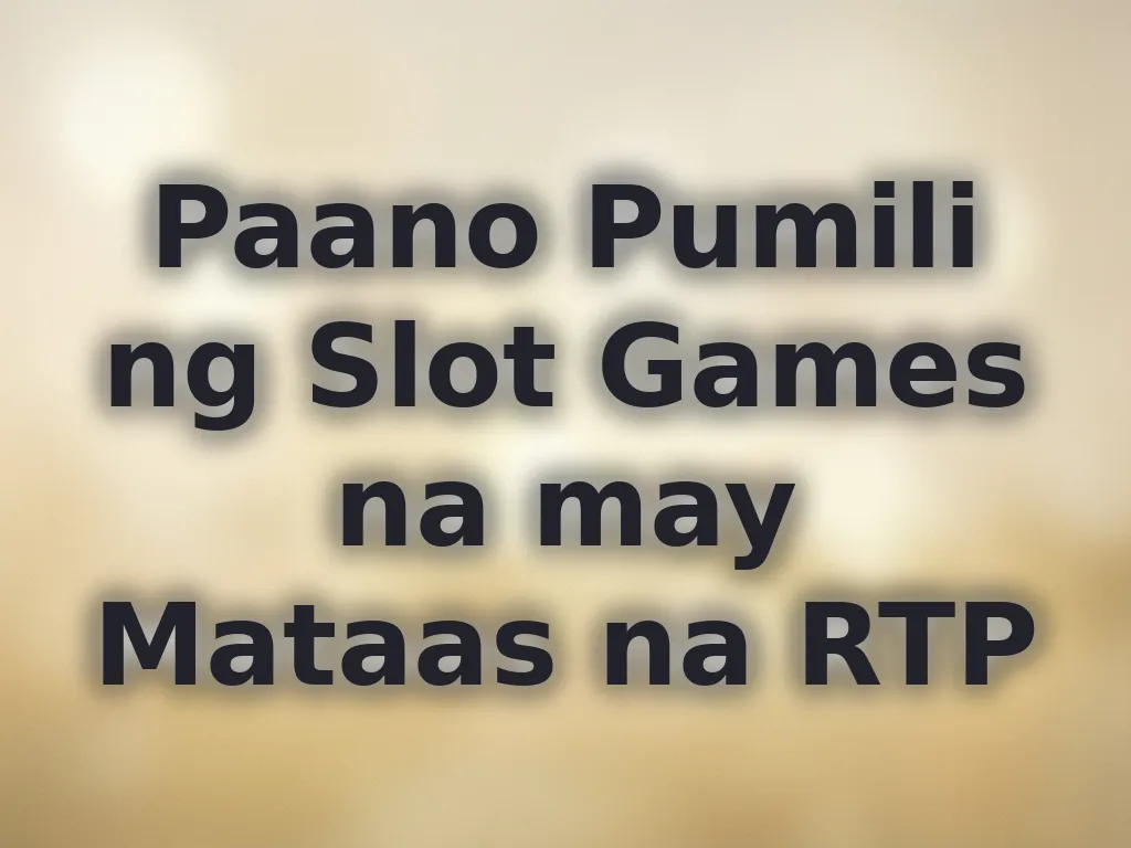 High RTP slots guide